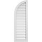 Ekena Millwork Quarter Round Top Left Surface Mount PVC Gable Vent w/ 2"W x 1-1/2"P Brickmould Frame, 14"W x 42"H GVPQL14X4202SF - alternate 1